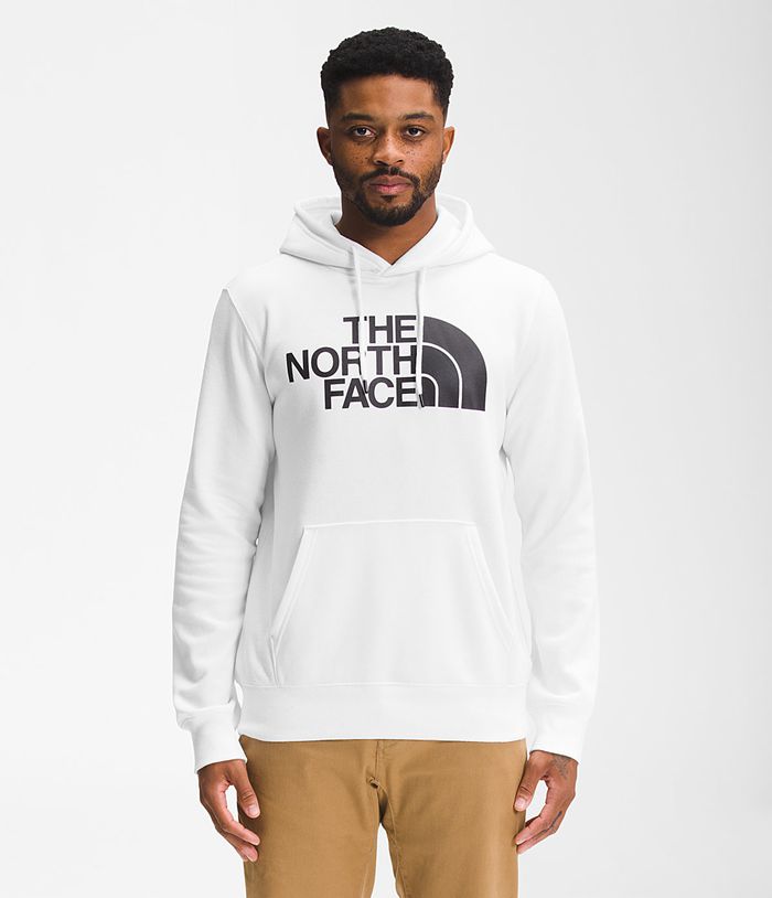 The North Face Bluza Męska Białe Pół kopuła Pullover - RFJY94257